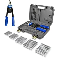 HASKYY - Pistola remachadora manual para tuercas remachables 150 Tuercas M5 M6 M8 M10 M12